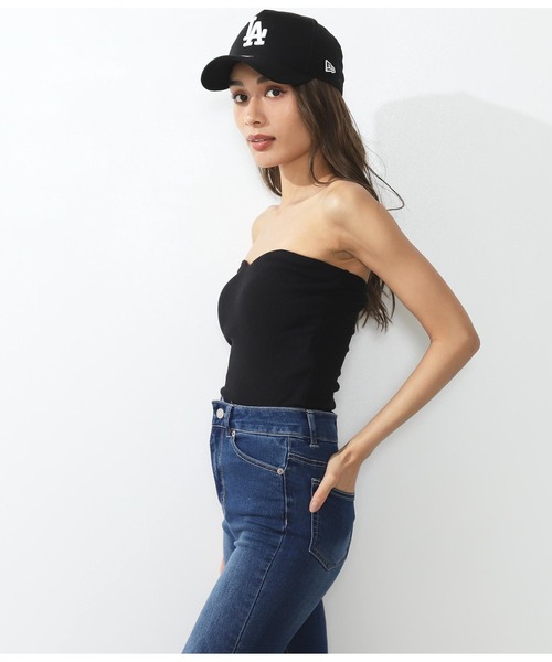 ANAP（アナップ）の「ベアブラトップ（チューブトップ・レディース・ホワイト/ブラック/ベージュ/グレー・FREE）」の11枚目の写真