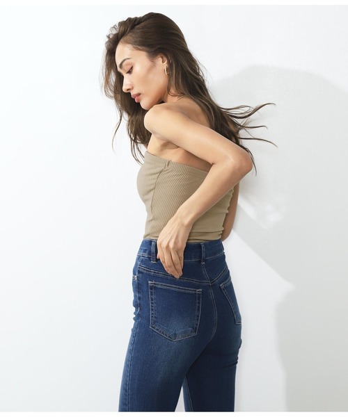 ANAP（アナップ）の「ベアブラトップ（チューブトップ・レディース・ホワイト/ブラック/ベージュ/グレー・FREE）」の8枚目の写真