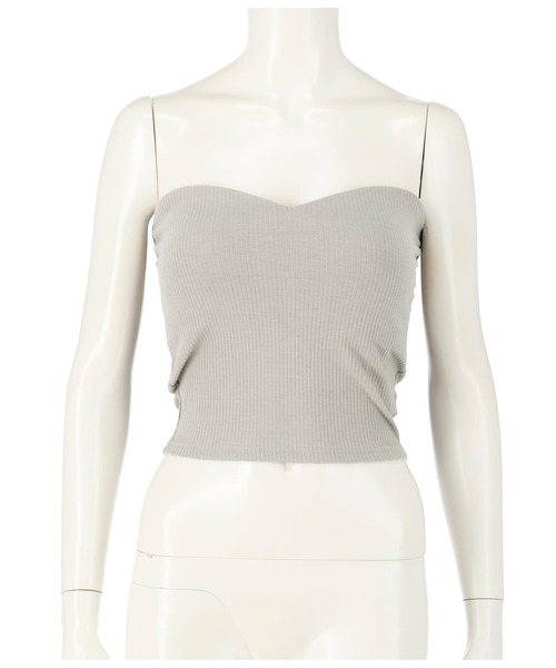 ANAP（アナップ）の「ベアブラトップ（チューブトップ・レディース・ホワイト/ブラック/ベージュ/グレー・FREE）」の15枚目の写真