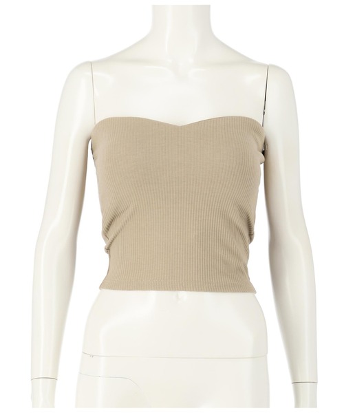 ANAP（アナップ）の「ベアブラトップ（チューブトップ・レディース・ホワイト/ブラック/ベージュ/グレー・FREE）」の12枚目の写真