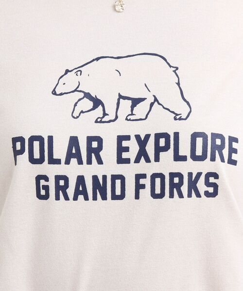 SHOO・LA・RUE(シューラルー)の「◆【S-L】アニマルプリントTシャツ(Tシャツ/カットソー・レディース・ブルー/アイボリー・03/01/02)」の10枚目の写真