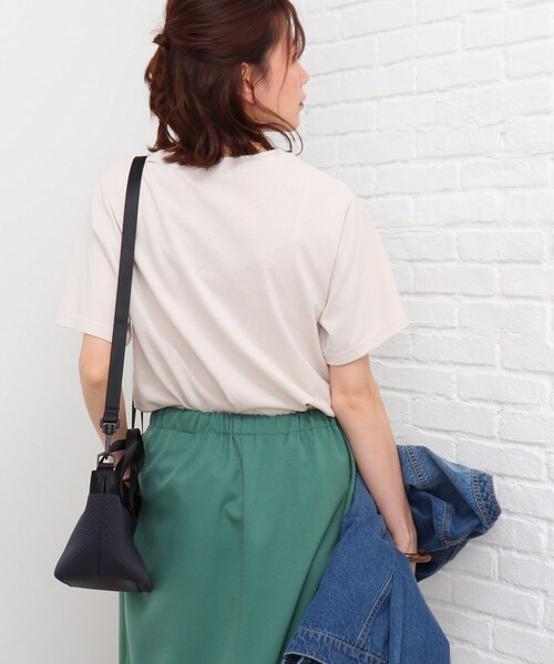 SHOO・LA・RUE(シューラルー)の「◆【S-L】アニマルプリントTシャツ(Tシャツ/カットソー・レディース・ブルー/アイボリー・03/01/02)」の12枚目の写真