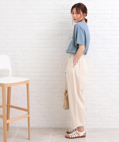 SHOO・LA・RUE(シューラルー)の「◆【S-L】アニマルプリントTシャツ(Tシャツ/カットソー・レディース・ブルー/アイボリー・03/01/02)」の21枚目の写真