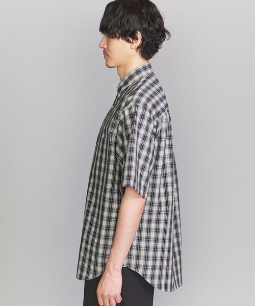 BEAUTY&YOUTH UNITED ARROWS（ビューティーアンドユースユナイテッドアローズ）の「プレップ チェック ボタンダウン グランデシャツ（シャツ/ブラウス・メンズ・ダークグリーン/オフホワイト/コバルトブルー・S/M/L/XL）」の5枚目の写真
