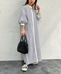apres jour mignon | クレリックシャツワンピース【ZOZOTOWN限定アイテム】(ワンピース)