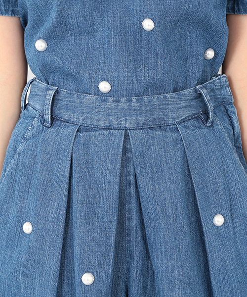 Ray BEAMS（レイビームス）の「●MUVEIL×Ray BEAMS  / 別注 デニム（デニムパンツ・レディース・ブルー・38/36）」の6枚目の写真