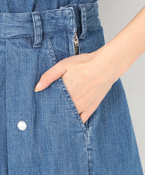 Ray BEAMS（レイビームス）の「●MUVEIL×Ray BEAMS  / 別注 デニム（デニムパンツ・レディース・ブルー・38/36）」の10枚目の写真