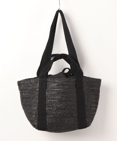 Samansa Mos2 blue（サマンサモスモスブルー）の「雑材2WAYトートバッグ（トートバッグ・レディース・ブラック/ベージュ/キャメル・ﾌﾘ-）」の4枚目の写真