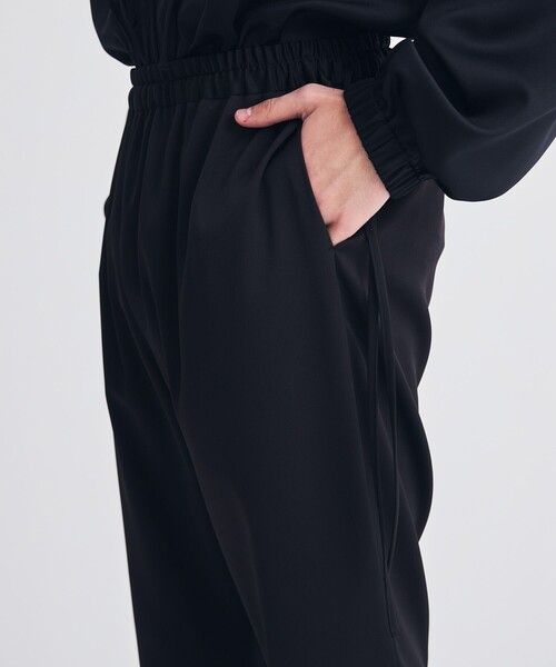 STUDIOUS（ステュディオス）の「EX.Satin pajama pants（スラックス・メンズ・ブラック・FREE）」の6枚目の写真