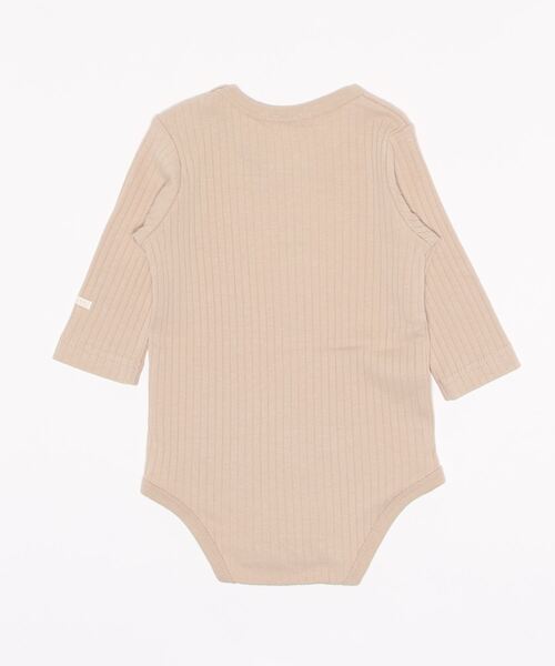 petit main（プティマイン）の「【弱酸性】アニマル刺しゅうロンパース（ロンパース・キッズ・アイボリー/ライトベージュ/ライトグリーン・80ｃｍ/70cm）」の9枚目の写真