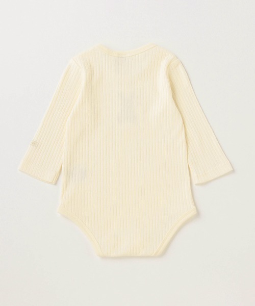 petit main（プティマイン）の「【弱酸性】アニマル刺しゅうロンパース（ロンパース・キッズ・アイボリー/ライトベージュ/ライトグリーン・80ｃｍ/70cm）」の12枚目の写真