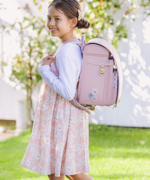 PAUL&JOE（ポールアンドジョー）の「PAUL & JOE(ポール & ジョー)クリザンテームワンタッチオープンランドセル（ランドセル・キッズ・スカイブルー/ピンク・ONE SIZE）」の5枚目の写真