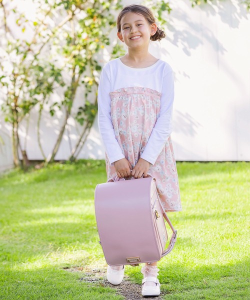 PAUL&JOE（ポールアンドジョー）の「PAUL & JOE(ポール & ジョー)クリザンテームワンタッチオープンランドセル（ランドセル・キッズ・スカイブルー/ピンク・ONE SIZE）」の6枚目の写真