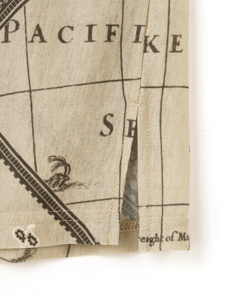 AVIREX（アヴィレックス）の「【直営店限定】 BANDANA CHART MIX CUT SHIRT/ バンダナ チャート ミックス カット シャツ（ベスト・レディース・ネイビー/ベージュ・F）」の16枚目の写真