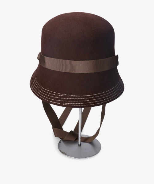 kaorinomori（カオリノモリ）の「kaorinomori カレルハット（ハット・レディース・ダークグリーン/ブラウン・M/57.5cm）」の10枚目の写真