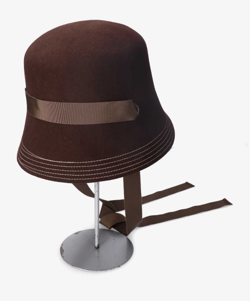 kaorinomori（カオリノモリ）の「kaorinomori カレルハット（ハット・レディース・ダークグリーン/ブラウン・M/57.5cm）」の11枚目の写真