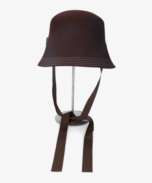 kaorinomori（カオリノモリ）の「kaorinomori カレルハット（ハット・レディース・ダークグリーン/ブラウン・M/57.5cm）」の12枚目の写真