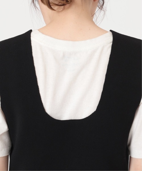 journal standard L'essage（ジャーナルスタンダードレサージュ）の「コットンナイロンビスチェ（ベスト・レディース・ブラック/ブラウン・FREE）」の18枚目の写真