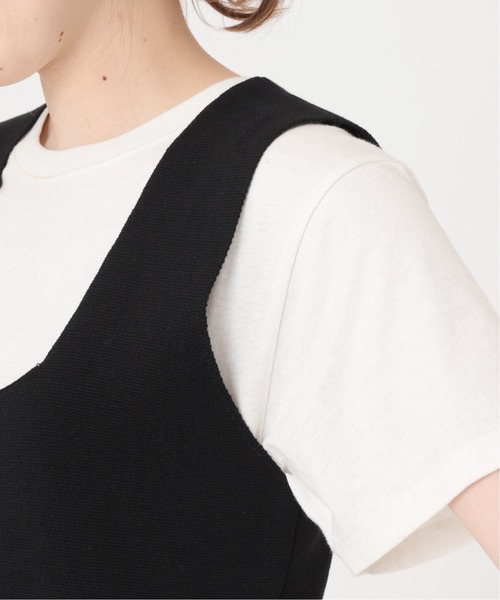 journal standard L'essage（ジャーナルスタンダードレサージュ）の「コットンナイロンビスチェ（ベスト・レディース・ブラック/ブラウン・FREE）」の20枚目の写真