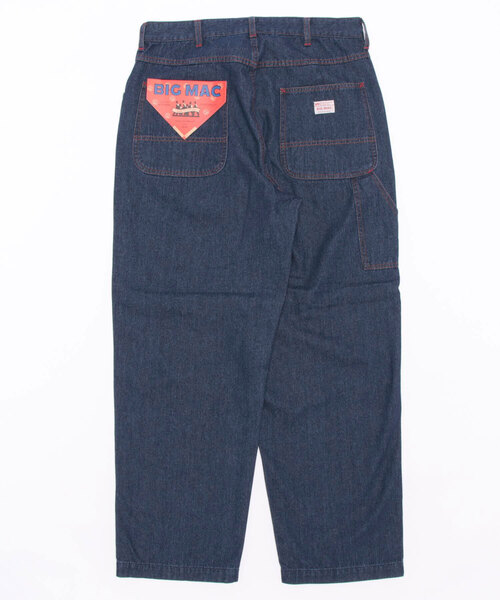 BIG MAC（ビッグマック）の「【BIG MAC/ビッグマック】ペインターパンツ（デニムパンツ・メンズ・ブラック/インディゴブルー・MEDIUM/LARGE）」の3枚目の写真