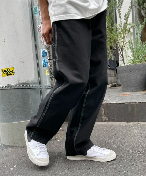 BIG MAC（ビッグマック）の「【BIG MAC/ビッグマック】ペインターパンツ（デニムパンツ・メンズ・ブラック/インディゴブルー・MEDIUM/LARGE）」の2枚目の写真