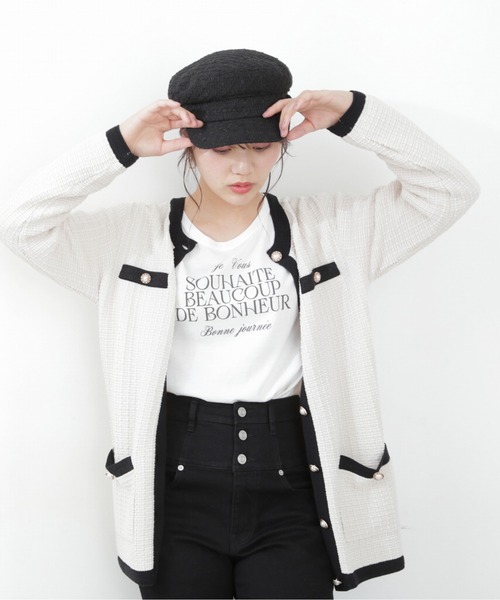 PROPORTION BODY DRESSING（プロポーションボディドレッシング）の「＜Ｅ＞ロンＴ / 1212267502（Tシャツ/カットソー・レディース・ホワイト/ダークグレー/ホワイト系その他・FREE）」の10枚目の写真