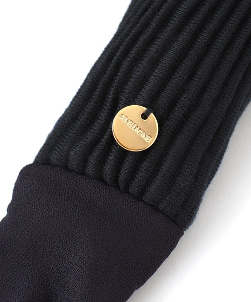 ANEMONE（アネモネ）の「ハーフプリーツバックワイヤーターバン（ヘアバンド・レディース・ブラウン/マスタード/グレー/ブルー/ネイビー・FREE）」の9枚目の写真