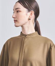 AYAYA UNITED ARROWS 長袖 シャツ ワンピース 総柄 日本製