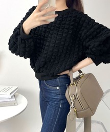 classicalelf | きゅんきゅんNo,1。ぽこぽこポップコーンジャガードプルオーバー(Tシャツ/カットソー)