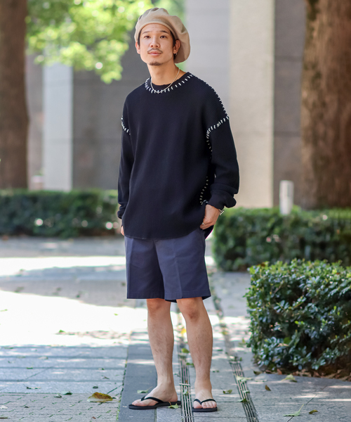 JOINT WORKS（ジョイントワークス）の「CRAFT WAFFLE LS / クラフトワッフルロングスリーブ（Tシャツ/カットソー・メンズ・ブラック/アイボリー・MEDIUM/LARGE）」の17枚目の写真