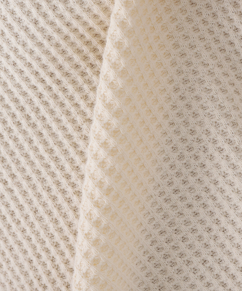 JOINT WORKS（ジョイントワークス）の「CRAFT WAFFLE LS / クラフトワッフルロングスリーブ（Tシャツ/カットソー・メンズ・ブラック/アイボリー・MEDIUM/LARGE）」の3枚目の写真