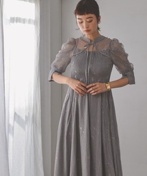 Kana（カナ）の「2WAY ショート丈風 フレア レース 結婚式 お呼ばれ パーティードレス（ドレス）」