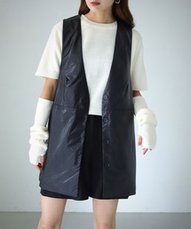 cheriella | 【cheriella】WEB限定フェイクレザーベスト(ベスト)