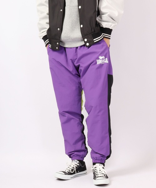 LONSDALE(ロンズデール)の「LONSDALE ナイロンワッシャー ジョガーパンツ(その他パンツ・メンズ・ブラック/グリーン/パープル・LL/L/M)」の22枚目の写真