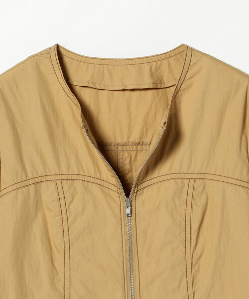 Ray BEAMS（レイビームス）の「Ray BEAMS / 配色ステッチ ジップ ワンピース（ワンピース・レディース・ブラック/ベージュ・0/1）」の22枚目の写真