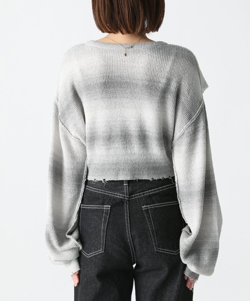 Heather（ヘザー）の「袖開きニットプルオーバー 164389（ニット
