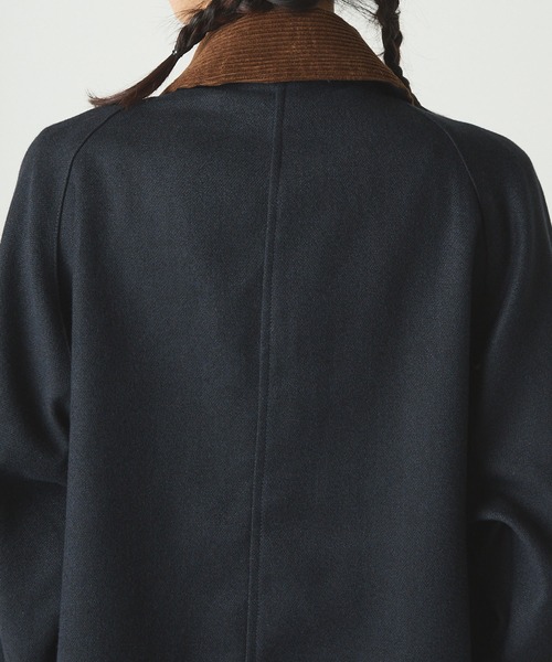 forksy.（フォルクシー）の「【forksy.】メランジハンティングジャケット（ブルゾン・レディース・ネイビー/カーキブラウン・FREE）」の5枚目の写真