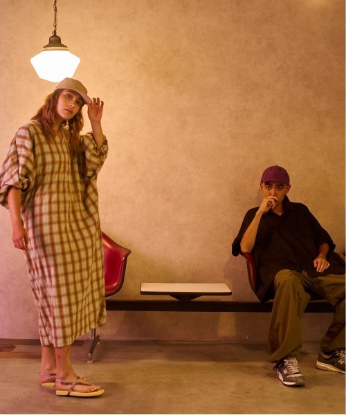 HUNTISM(ハンティズム)の「HUNTISM ハンティズム / Rip Stop Umpire Cap リップストップ アンパイアキャップ / htm231005(キャップ・メンズ・ブラック/パープル/オリーブ/イエロー/ネイビー・2/1)」の8枚目の写真