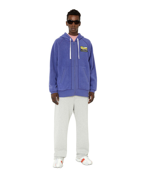 DIESEL（ディーゼル）の「メンズ  ジップスウェットパーカー リバーシブル（パーカー・メンズ・ブラウン/ブルー/カーキ・X-LARGE/X-SMALL/XX-LARGE/SMALL/XXX-LARGE/LARGE/MEDIUM）」の8枚目の写真