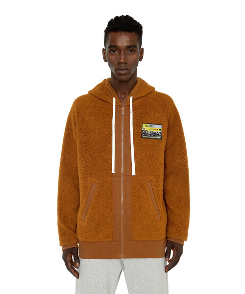 DIESEL（ディーゼル）の「メンズ  ジップスウェットパーカー リバーシブル（パーカー・メンズ・ブラウン/ブルー/カーキ・X-LARGE/X-SMALL/XX-LARGE/SMALL/XXX-LARGE/LARGE/MEDIUM）」の22枚目の写真