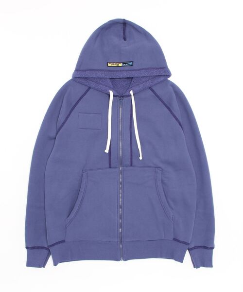 DIESEL（ディーゼル）の「メンズ  ジップスウェットパーカー リバーシブル（パーカー・メンズ・ブラウン/ブルー/カーキ・X-LARGE/X-SMALL/XX-LARGE/SMALL/XXX-LARGE/LARGE/MEDIUM）」の7枚目の写真