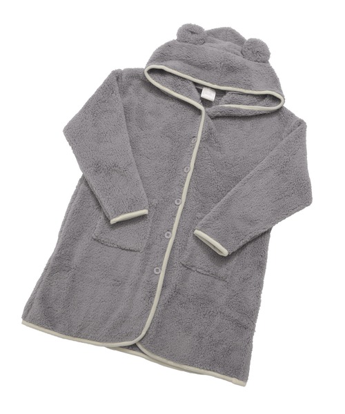 Dita（ディータ）の「ぷっくり耳付き。もこもこくま耳カーディガン（ルームウェア/パジャマ・レディース・ミント/アイボリー/アッシュグレー/スモークピンク/グレイッシュブルー/アッシュブラウン/ピンク/サックスブルー・FREE）」の14枚目の写真