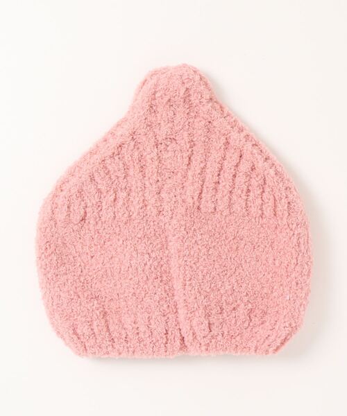 GRIN BUDDY(グリンバディ)の「【GRIN BUDDY / グリンバディ】【キッズ】やわらかどんぐりニット帽/ Souffle Watch(ニットキャップ/ビーニー・キッズ・ブラウン系その他/ライトピンク/グリーン系その他/ホワイト・53cm)」の5枚目の写真