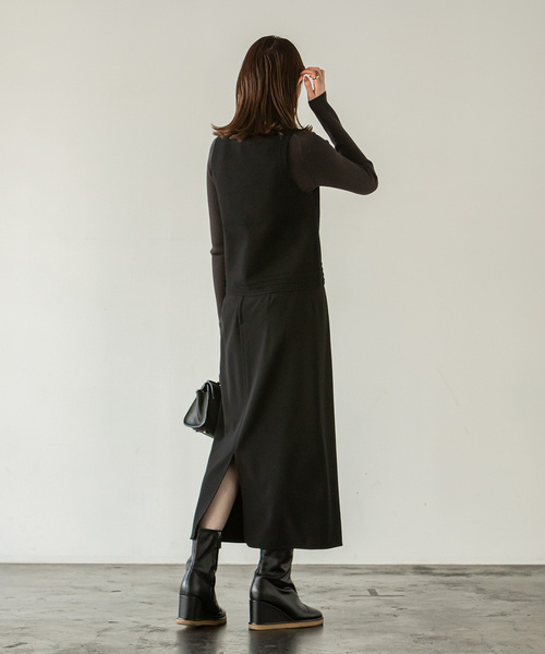 NOBLE/CO/PE ニットベスト ノーブル NOBLE CO/PE ニットベスト