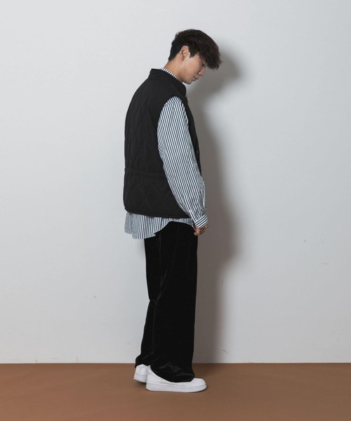 Couleur Meler(クルールメリー)の「Couleur Meler sakasa center tuck velour pants(その他パンツ・メンズ・グリーン系その他/ブラック・LARGE/MEDIUM)」の6枚目の写真