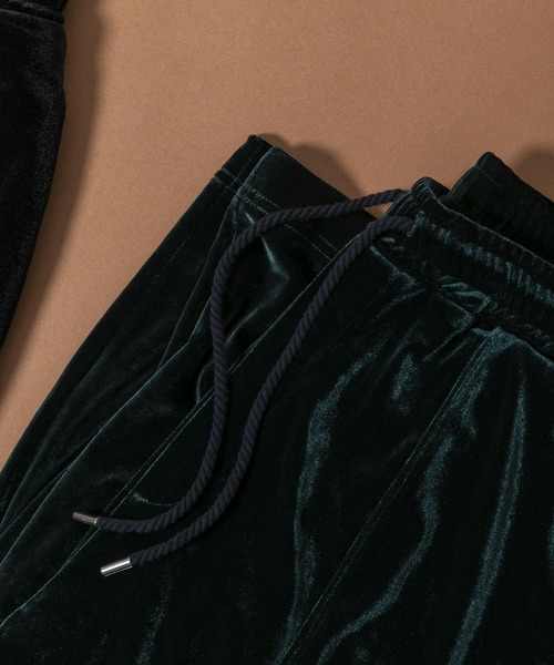 Couleur Meler(クルールメリー)の「Couleur Meler sakasa center tuck velour pants(その他パンツ・メンズ・グリーン系その他/ブラック・LARGE/MEDIUM)」の18枚目の写真