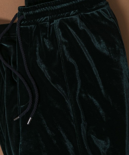 Couleur Meler(クルールメリー)の「Couleur Meler sakasa center tuck velour pants(その他パンツ・メンズ・グリーン系その他/ブラック・LARGE/MEDIUM)」の14枚目の写真