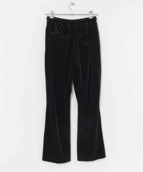 Couleur Meler(クルールメリー)の「Couleur Meler sakasa center tuck velour pants(その他パンツ・メンズ・グリーン系その他/ブラック・LARGE/MEDIUM)」の10枚目の写真