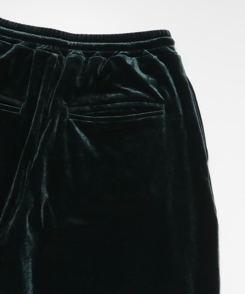 Couleur Meler(クルールメリー)の「Couleur Meler sakasa center tuck velour pants(その他パンツ・メンズ・グリーン系その他/ブラック・LARGE/MEDIUM)」の22枚目の写真