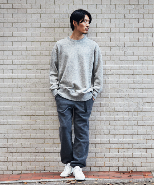 REMI RELIEF(レミレリーフ)の「【REMI RELIEF / レミレリーフ】別注 フリース イージーパンツ(その他パンツ・メンズ・チャコールグレー/ブラック/ブラウン系その他・LARGE/MEDIUM)」の15枚目の写真
